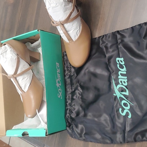 NWT So Danca "Roxy" 3" Character Heels - Caramel - Picture 4 of 4